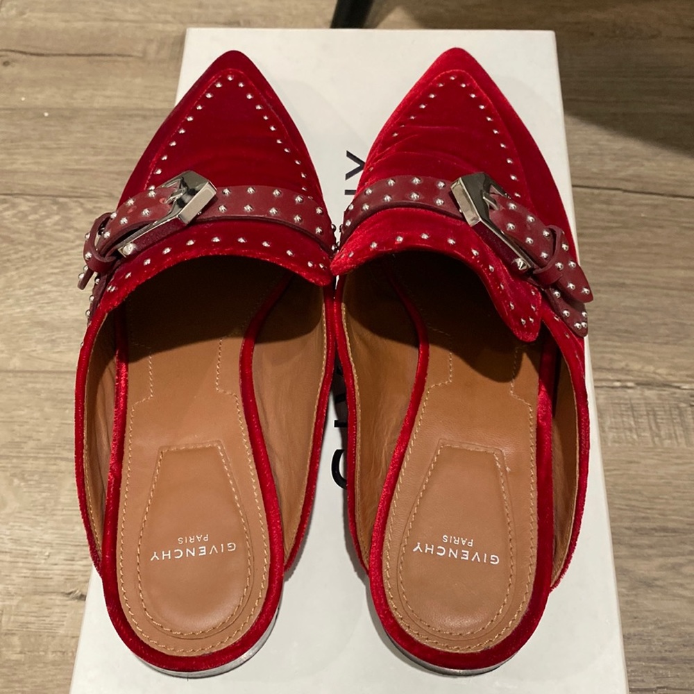 Givenchy Velvet Loafers - Picture 2 of 5